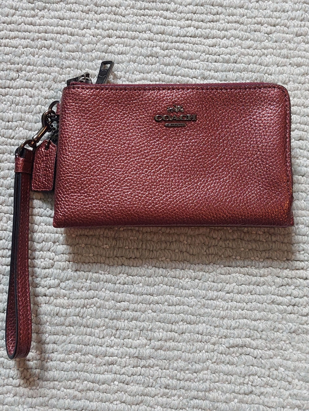 Coach Double Zip Wristlet